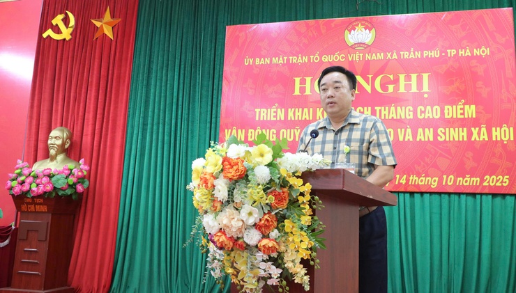 Triển khai ủng hộ Quỹ vì người nghèo và công tác và công tác an sinh xã hội- Ảnh 1.