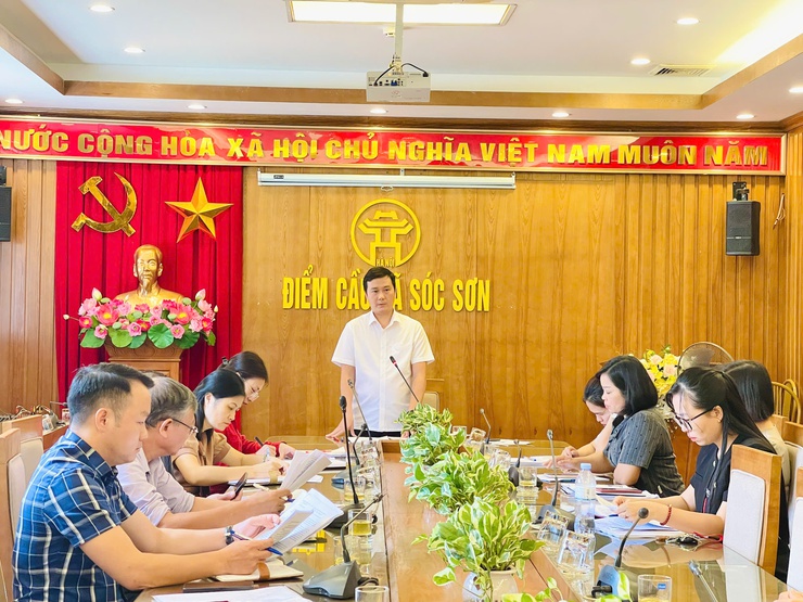 THƯỜNG TRỰC HĐND XÃ SÓC SƠN TỔ CHỨC PHIÊN HỌP THÁNG 10 NĂM 2025- Ảnh 1.