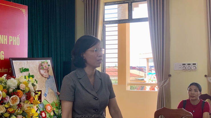 Phường Tây Tựu trao hỗ trợ cho các trường học bị ảnh hưởng do bão, lũ tại phường Phan Đình Phùng, Tỉnh Thái Nguyên- Ảnh 3.