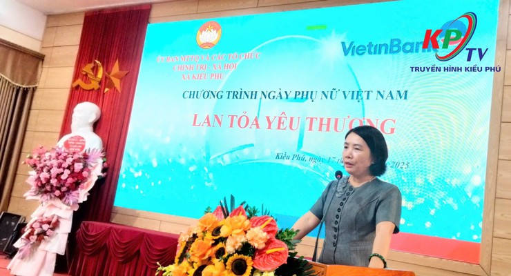 UB MTTQ xã Kiều Phú phối hợp với Ngân hàng VietinBank tổ chức Chương trình “Ngày Phụ nữ Việt Nam – Lan tỏa yêu thương”- Ảnh 2.