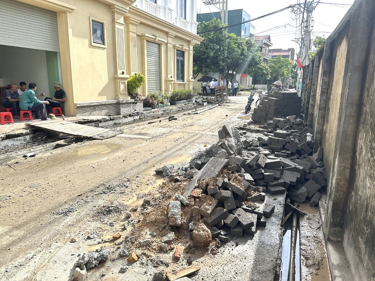 HĐND xã Thư Lâm khảo sát tiến độ các công trình đầu tư công trên địa bàn xã- Ảnh 7.