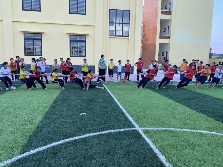 Các trường học trên địa bàn xã Phú Xuyên sôi nổi tổ chức hoạt động thể dục thể thao chào mừng Đại hội Thể dục thể thao xã lần thứ I năm 2025- Ảnh 2.