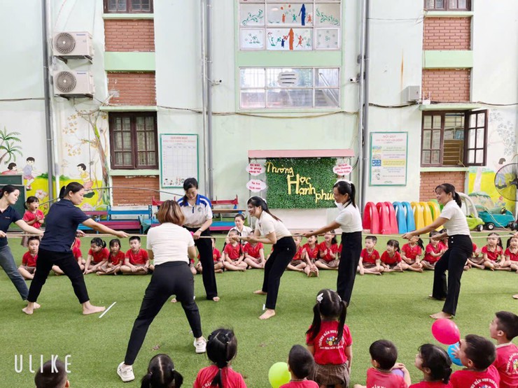 Các trường học trên địa bàn xã Phú Xuyên sôi nổi tổ chức hoạt động thể dục thể thao chào mừng Đại hội Thể dục thể thao xã lần thứ I năm 2025- Ảnh 6.