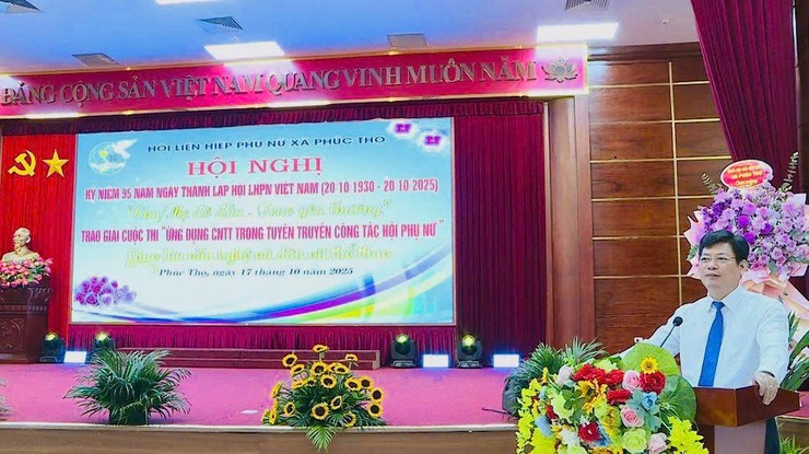 Hội LHPN xã Phúc Thọ kỷ niệm 95 năm ngày thành lập Hội LHPN Việt Nam- Ảnh 1.