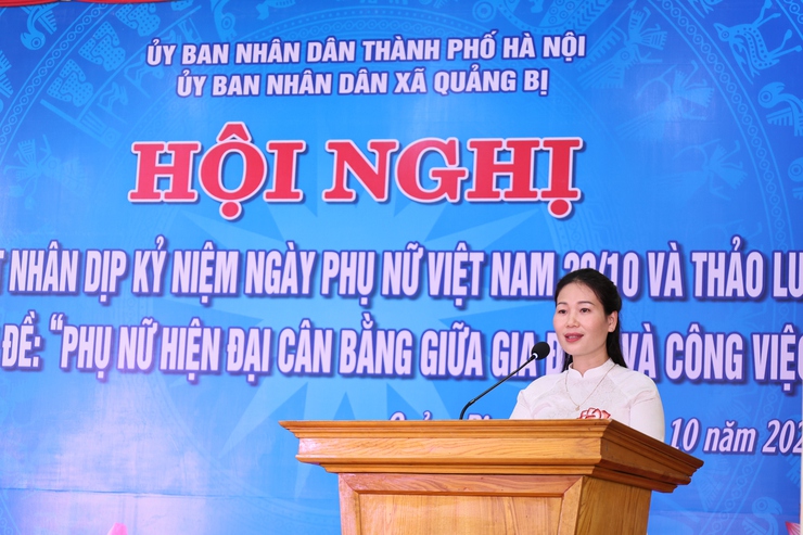 UBND xã Quảng Bị tổ chức buổi gặp mặt cán bộ, công chức, viên chức, người lao động nhân dịp kỷ niệm 95 năm ngày thành lập Hội Liên hiệp Phụ nữ Việt Nam (20/10/1930 – 20/10/2025)- Ảnh 8.