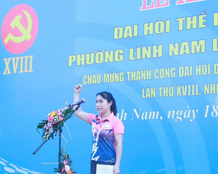 Phường Lĩnh Nam tưng bừng tổ chức Lễ khai mạc Đại hội Thể dục - Thể thao lần thứ I năm 2025- Ảnh 16.