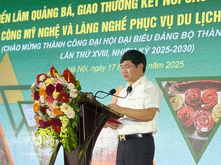Thạch Thất tổ chức Triển lãm quảng bá, giao thương sản phẩm OCOP và làng nghề phục vụ du lịch năm 2025- Ảnh 2.
