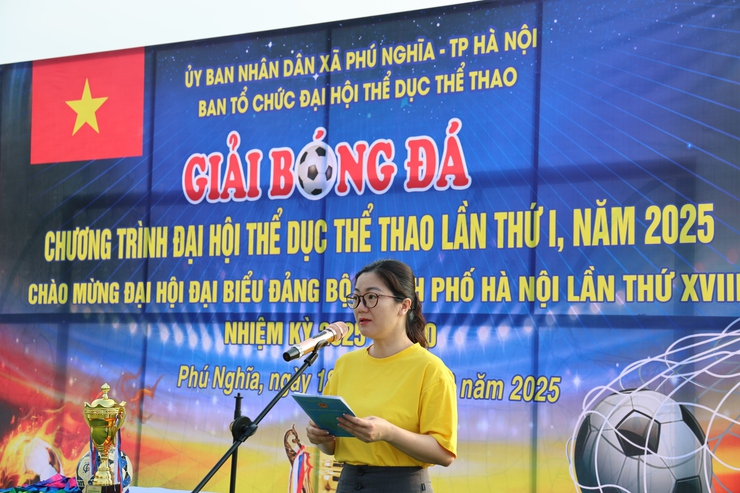 Phú Nghĩa tổ chức thành công Giải bóng đá trong Chương trình Đại hội Thể dục thể thao lần thứ I, năm 2025- Ảnh 2.