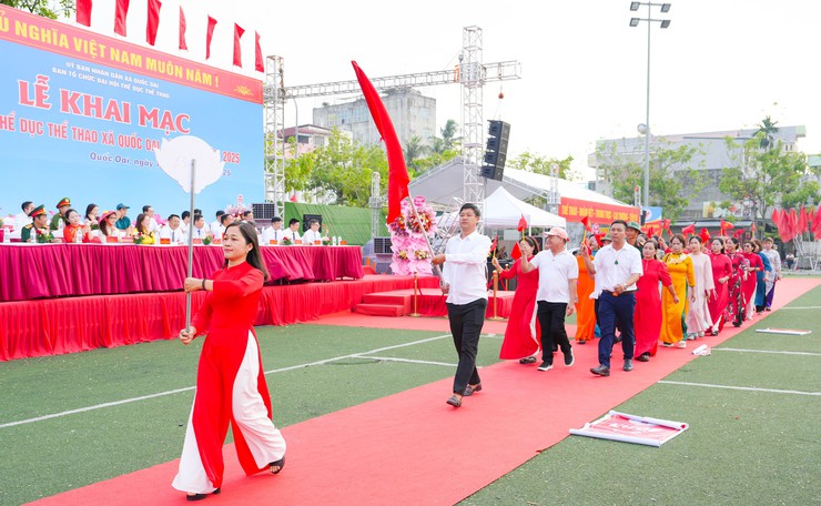 Xã Quốc Oai tưng bừng khai mạc Đại hội Thể dục Thể thao lần thứ Nhất khơi dậy khát vọng vươn lên từ sức mạnh đoàn kết trên mảnh đất anh hùng- Ảnh 24.