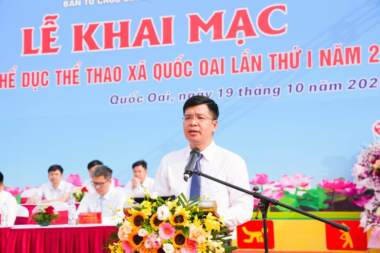 Xã Quốc Oai tưng bừng khai mạc Đại hội Thể dục Thể thao lần thứ Nhất khơi dậy khát vọng vươn lên từ sức mạnh đoàn kết trên mảnh đất anh hùng- Ảnh 35.