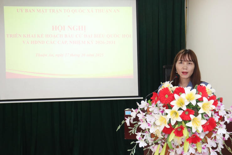 Ủy ban MTTQ Việt Nam xã Thuận An triển khai một số nhiệm vụ trọng tâm các tháng cuối năm 2025- Ảnh 3.