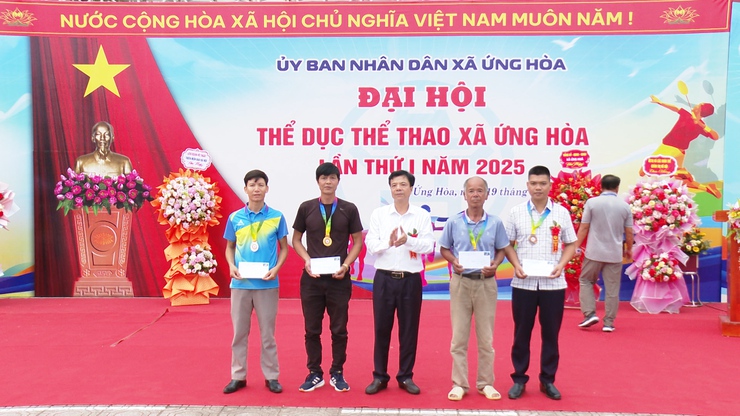 ỨNG HOÀ TỔ CHỨC THÀNH CÔNG ĐẠI HỘI THỂ DỤC THỂ THAO XÃ ỨNG HÒA LẦN THỨ NHẤT NĂM 2025.- Ảnh 14.
