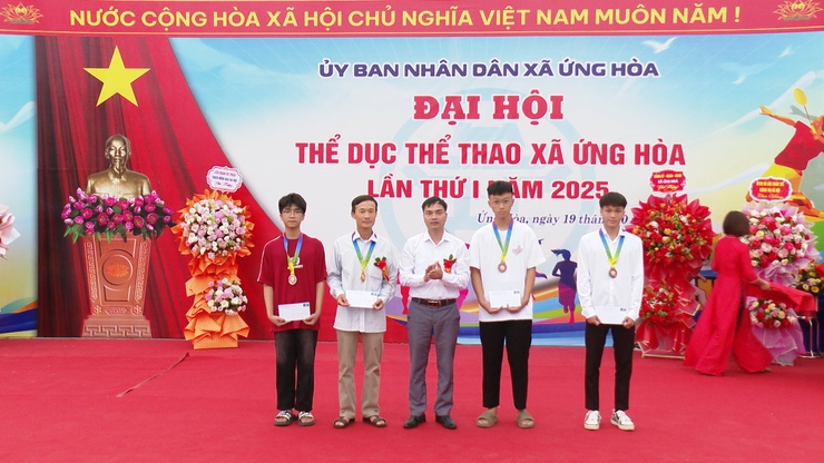 ỨNG HOÀ TỔ CHỨC THÀNH CÔNG ĐẠI HỘI THỂ DỤC THỂ THAO XÃ ỨNG HÒA LẦN THỨ NHẤT NĂM 2025.- Ảnh 21.