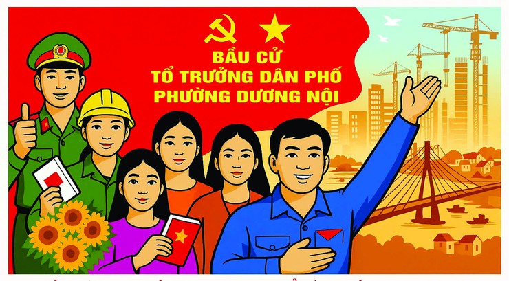 Phát huy dân chủ ở cơ sở, cử tri Dương Nội tích cực tham gia bầu cử Tổ trưởng 4 tổ dân phố- Ảnh 1.