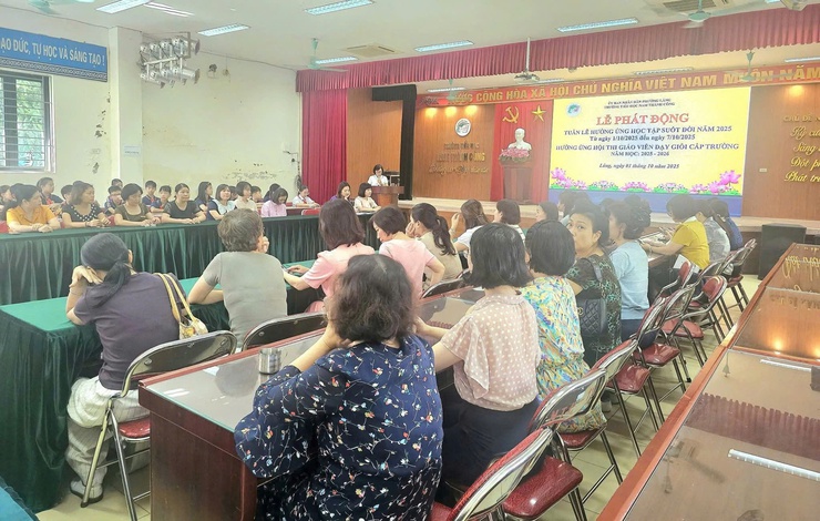PHÁT ĐỘNG TUẦN LỄ HỌC TẬP SUỐT ĐỜI NĂM 2025- Ảnh 3.