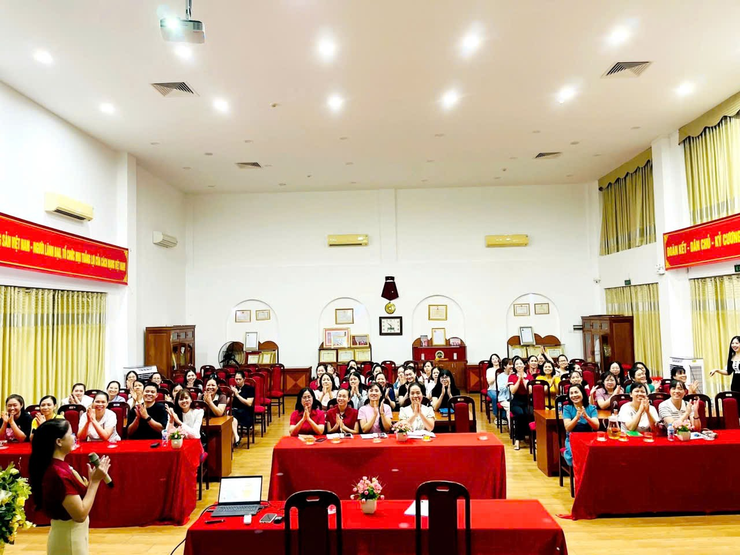 MẦM NON HOA HỒNG TẬP HUẤN CHUYÊN ĐỀ AN TOÀN THỰC PHẨM TRONG TRƯỜNG HỌC- Ảnh 3.