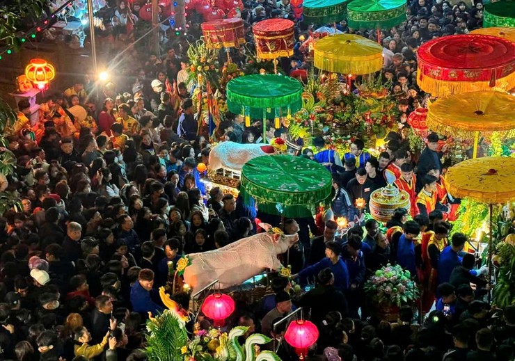 Thần tích Hội làng La Phù- Ảnh 1.