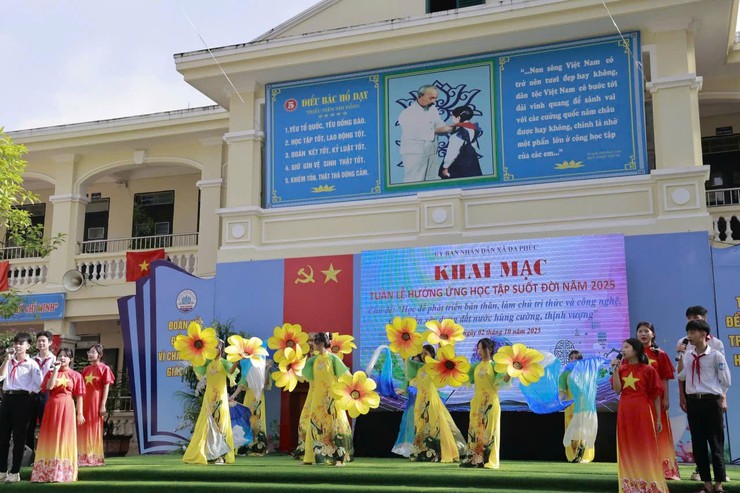 UBND xã Đa Phúc tổ chức Lễ khai mạc Tuần lễ học tập suốt đời năm 2025- Ảnh 9.