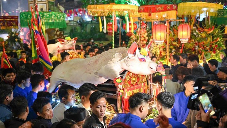 Thông báo về việc tổ chức lễ đón nhận Quyết định Di sản văn hóa phi vật thể quốc gia – Hội làng La Phù, xã An Khánh- Ảnh 3.