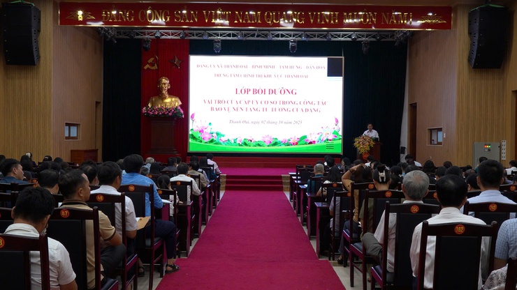 Bồi dưỡng công tác Đảng, vai trò cấp ủy cơ sở trong bảo vệ nền tảng tư tưởng của Đảng- Ảnh 1.
