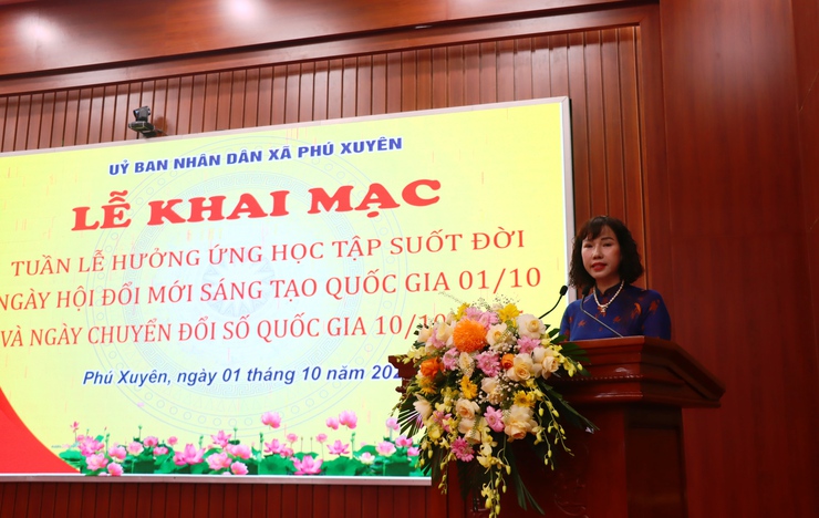 Xã Phú Xuyên: Khai mạc Tuần lễ hưởng ứng học tập suốt đời năm 2025- Ảnh 1.