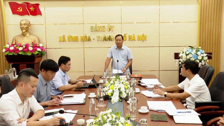 XÃ ỨNG HÒA CHỈ ĐẠO ĐẨY NHANH TIẾN ĐỘ, BẢO ĐẢM CHẤT LƯỢNG CÁC DỰ ÁN GIAO THÔNG TRỌNG ĐIỂM.- Ảnh 3.