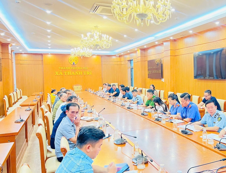 Xã Thanh Trì tăng cường kiểm tra, xử lý vi phạm thương mại – Quyết liệt trong phòng chống buôn lậu, hàng giả- Ảnh 1.