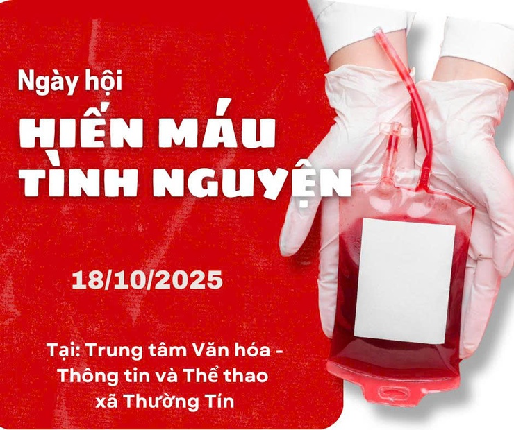 Xã Thường Tín phát động phong trào hiến máu tình nguyện 3 tháng cuối năm 2025- Ảnh 1.