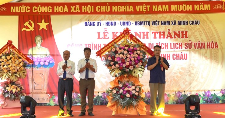 Xã Minh Châu long trọng tổ chức Lễ khánh thành Chùa xóm Hạ – Di tích lịch sử văn hóa cấp Thành phố- Ảnh 1.