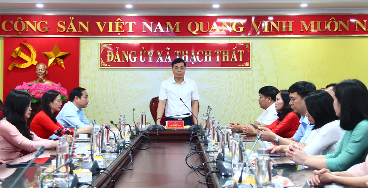 ĐẢNG ỦY XÃ THẠCH THẤT GẶP MẶT CHÚC MỪNG CÁC ĐỒNG CHÍ NỮ LÃNH ĐẠO, QUẢN LÝ NHÂN KỶ NIỆM 95 NĂM NGÀY THÀNH LẬP HỘI LIÊN HIỆP PHỤ NỮ VIỆT NAM (20/10/1930 – 20/10/2025)- Ảnh 1.