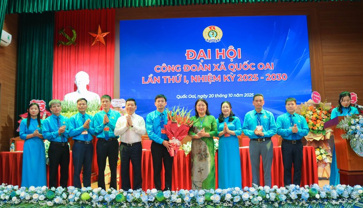 Đại hội Công đoàn xã Quốc Oai lần thứ Nhất, nhiệm kỳ 2025–2030: Dấu mốc mới vì quyền lợi người lao động và sự phát triển của quê hương- Ảnh 10.