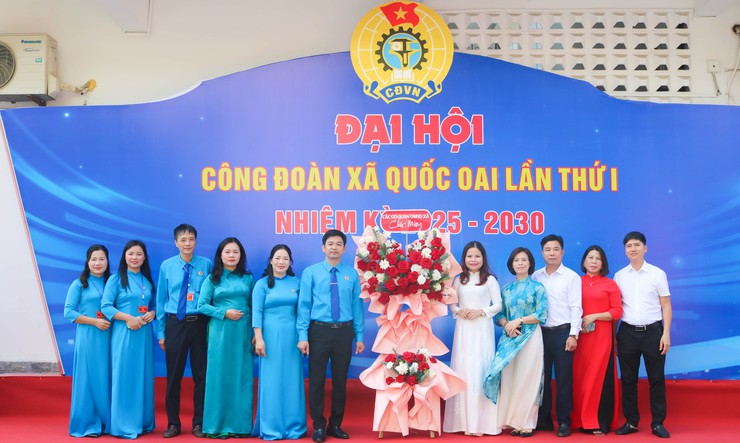 Đại hội Công đoàn xã Quốc Oai lần thứ Nhất, nhiệm kỳ 2025–2030: Dấu mốc mới vì quyền lợi người lao động và sự phát triển của quê hương- Ảnh 12.
