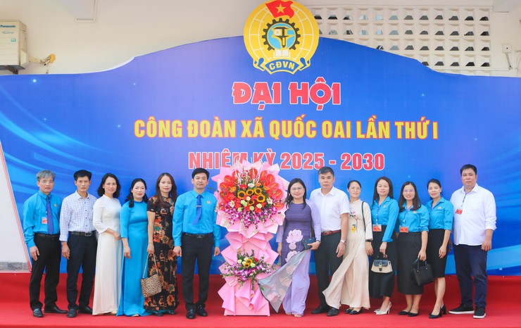 Đại hội Công đoàn xã Quốc Oai lần thứ Nhất, nhiệm kỳ 2025–2030: Dấu mốc mới vì quyền lợi người lao động và sự phát triển của quê hương- Ảnh 13.