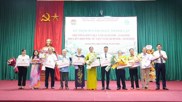 Lễ kỷ niệm 95 năm Ngày thành lập Hội Nông dân, Hội Liên hiệp Phụ nữ Việt Nam- Ảnh 14.