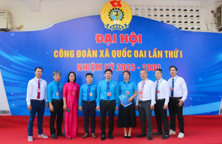 Đại hội Công đoàn xã Quốc Oai lần thứ Nhất, nhiệm kỳ 2025–2030: Dấu mốc mới vì quyền lợi người lao động và sự phát triển của quê hương- Ảnh 15.