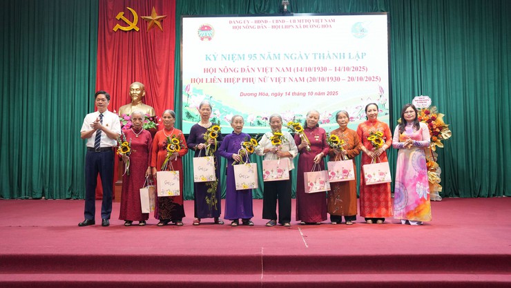 Lễ kỷ niệm 95 năm Ngày thành lập Hội Nông dân, Hội Liên hiệp Phụ nữ Việt Nam- Ảnh 17.