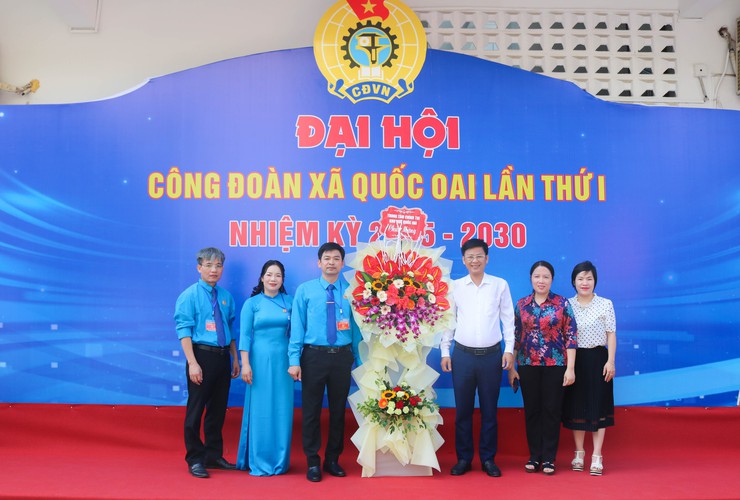 Đại hội Công đoàn xã Quốc Oai lần thứ Nhất, nhiệm kỳ 2025–2030: Dấu mốc mới vì quyền lợi người lao động và sự phát triển của quê hương- Ảnh 17.