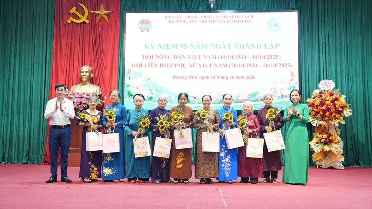 Lễ kỷ niệm 95 năm Ngày thành lập Hội Nông dân, Hội Liên hiệp Phụ nữ Việt Nam- Ảnh 16.