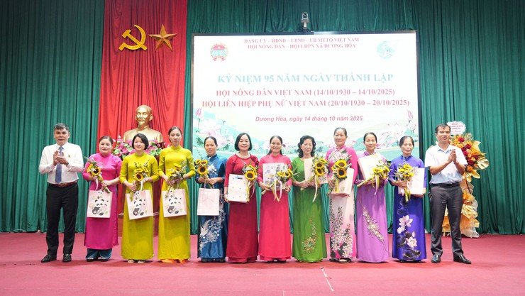 Lễ kỷ niệm 95 năm Ngày thành lập Hội Nông dân, Hội Liên hiệp Phụ nữ Việt Nam- Ảnh 18.