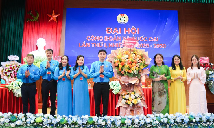 Đại hội Công đoàn xã Quốc Oai lần thứ Nhất, nhiệm kỳ 2025–2030: Dấu mốc mới vì quyền lợi người lao động và sự phát triển của quê hương- Ảnh 2.