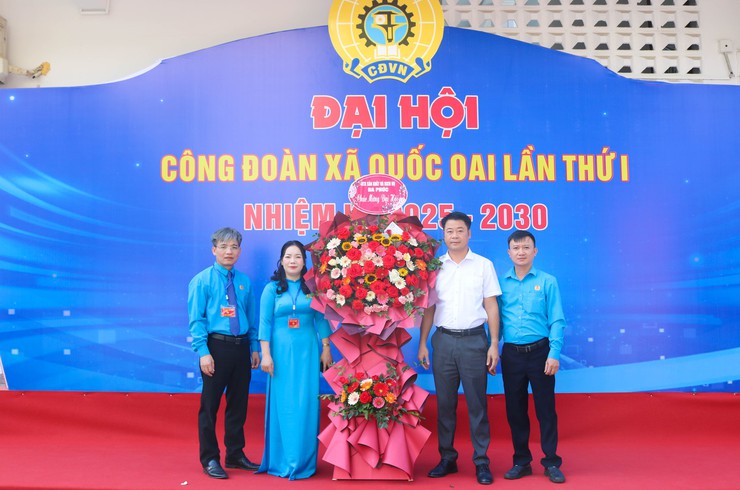 Đại hội Công đoàn xã Quốc Oai lần thứ Nhất, nhiệm kỳ 2025–2030: Dấu mốc mới vì quyền lợi người lao động và sự phát triển của quê hương- Ảnh 20.