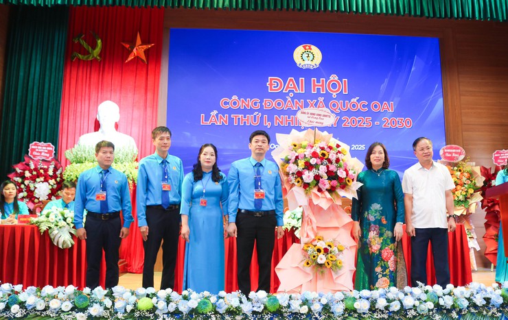 Đại hội Công đoàn xã Quốc Oai lần thứ Nhất, nhiệm kỳ 2025–2030: Dấu mốc mới vì quyền lợi người lao động và sự phát triển của quê hương- Ảnh 4.