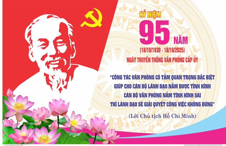 KỶ NIỆM 95 NĂM NGÀY TRUYỀN THỐNG VĂN PHÒNG CẤP ỦY (18/10/1930 - 18/10/2025)- Ảnh 1.