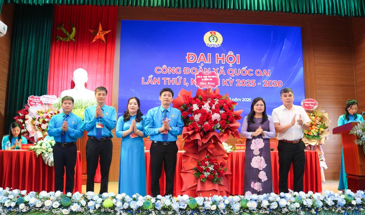Đại hội Công đoàn xã Quốc Oai lần thứ Nhất, nhiệm kỳ 2025–2030: Dấu mốc mới vì quyền lợi người lao động và sự phát triển của quê hương- Ảnh 5.