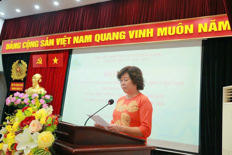 CÁC CHI HỘI PHỤ NỮ PHƯỜNG LÁNG NÔ NỨC TỔ CHỨC HOẠT ĐỘNG KỶ NIỆM 95 NĂM NGÀY THÀNH LẬP HỘI LIÊN HIỆP PHỤ NỮ VIỆT NAM (20/10/1930 – 20/10/2025)- Ảnh 1.
