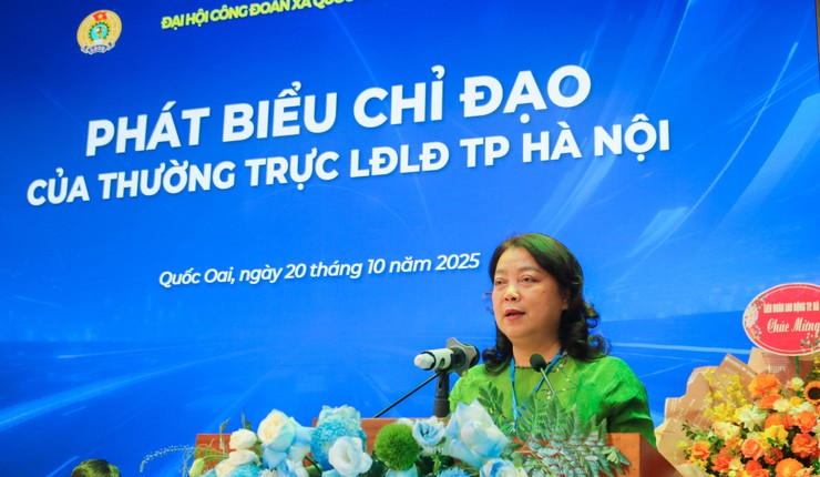 Đại hội Công đoàn xã Quốc Oai lần thứ Nhất, nhiệm kỳ 2025–2030: Dấu mốc mới vì quyền lợi người lao động và sự phát triển của quê hương- Ảnh 8.