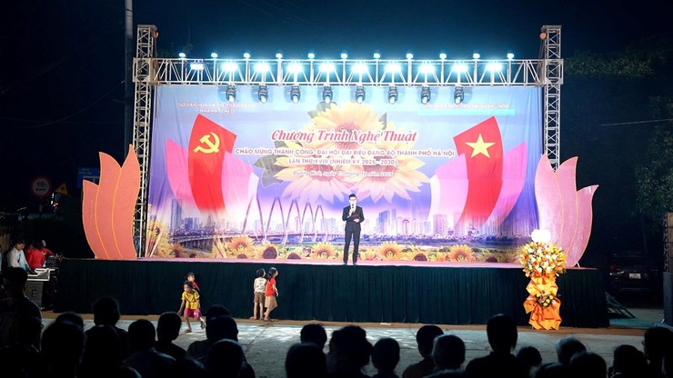 Chương trình nghệ thuật Chào mừng thành công Đại hội Đại biểu Đảng bộ thành phố Hà Nội lần thứ XVIII nhiệm kỳ 2025-2030- Ảnh 1.