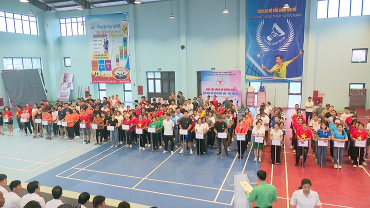 Giải Cầu lông, Kéo co xã Dương Hoà năm 2025- Ảnh 2.