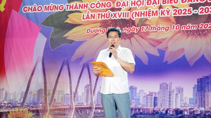 Chương trình nghệ thuật Chào mừng thành công Đại hội Đại biểu Đảng bộ thành phố Hà Nội lần thứ XVIII nhiệm kỳ 2025-2030- Ảnh 4.