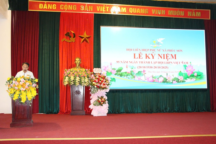 XÃ PHÚC SƠN LONG TRỌNG TỔ CHỨC LỄ KỶ NIỆM 95 NĂM NGÀY THÀNH LẬP HỘI LIÊN HIỆP PHỤ NỮ VIỆT NAM (20/10/1930 – 20/10/2025) VÀ HỘI NGHỊ BAN CHẤP HÀNH HỘI LHPN XÃ PHÚC SƠN LẦN THỨ NHẤT, NHIỆM KỲ 2025 – 2030- Ảnh 3.